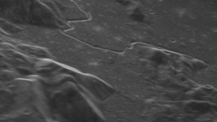 Esta imagen detallada de la superficie de la Luna ha sido tomada desde la Tierra
