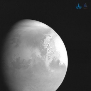 Sonda china envía su primera foto de Marte