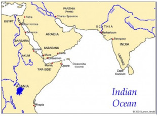 Viajando por el Océano Índico en la Antigüedad