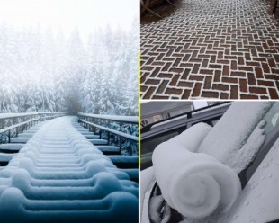 17 veces en que la nieve creó curiosas obras de arte accidentalmente