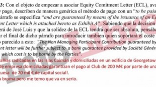 El R. Madrid aceptó que un fondo le pagase 200M desde las Islas Caimán sabiendo que podía incurrir en “fraude de ley”