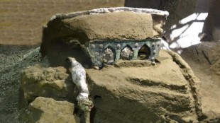 Asombroso hallazgo en Pompeya: una gran carroza ceremonial casi intacta