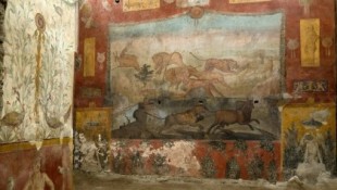 Uno de los más impresionantes frescos de Pompeya recupera su esplendor tras su reciente restauración