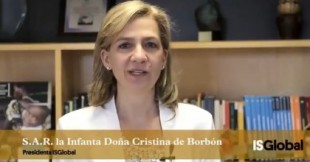 La Infanta Cristina es la presidenta de ISGlobal, que asesora al Gobierno sobre COVID