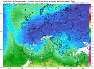 Europa volverá a tiritar de frío