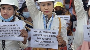 Las trabajadoras de textil de Myanmar piden a Inditex que se posicione a favor de la democracia