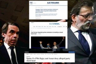 Aznar y Rajoy: la prensa internacional se hace eco de la vergüenza de tener a dos expresidentes testificando