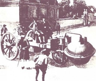 Los coches a vapor, historia