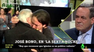 Pablo Iglesias responde a José Bono en laSexta : "Esa indecencia engrandece aún más a Anguita"