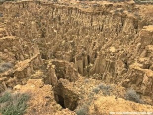 Los aguarales de Valpalmas, la Capadocia aragonesa