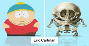 Cómo serían los esqueletos anatómicamente "correctos" de personajes de dibujos animados
