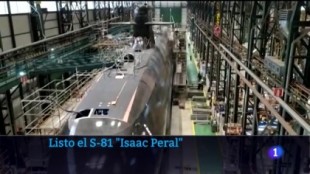 El submarino S81 Isaac Peral, listo para tocar el mar