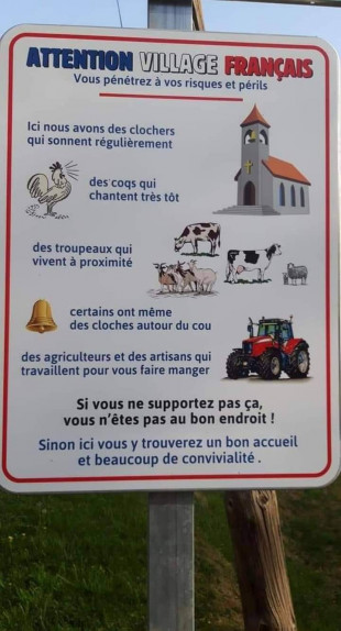 Cartel rural francés
