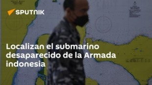 Localizan el submarino desaparecido de la Armada indonesia