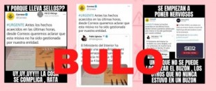 No, Correos no ha tuiteado que las cartas con amenazas dirigidas al ministro del Interior, Pablo Iglesias y la directora