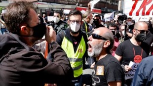 Trabajadores del metal abroncan a los sindicatos en el Primero de Mayo