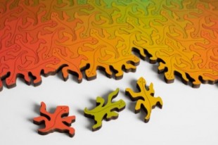 216 lagartijas: un puzzle que forma un patrón infinito sin centro ni forma definida
