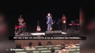 El cantautor Andrés Suárez suspende su concierto en Vigo porque no se cumplía la distancia de seguridad
