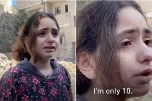 El lamento de Nadine en una Palestina asediada por Israel: "Solo tengo 10 años"