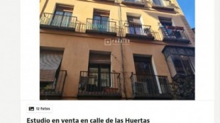 Vende una buhardilla en Idealista de 5 metros cuadrados por 65.000 euros en Madrid