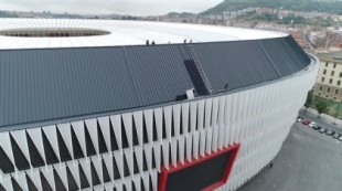 San Mamés se convierte en la primera comunidad energética solar de La Liga