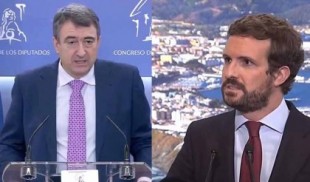 Aitor Esteban avisa y compara a Casado con Rajoy por su recogida de firmas contra los indultos