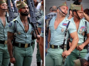 La vestimenta de La Legión vuelve a triunfar en "Suddenly Gay"
