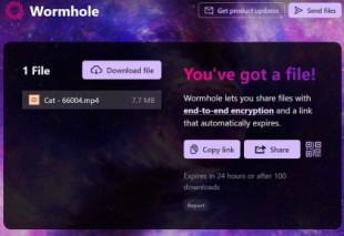 Wormhole: Intercambio instantáneo de archivos encriptados gracias a WebTorrent [ENG]