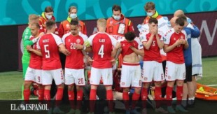El danés Eriksen pierde el conocimiento en el partido de la Eurocopa contra Finlandia