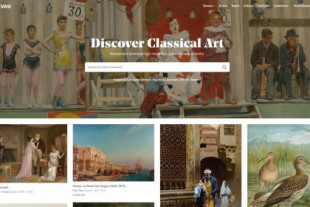 Artvee permite descargar miles de obras de arte en HD para su libre uso, gracias a la colaboración de 40 museos y bibliotecas