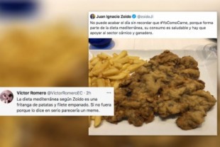 Twitter: "Le ha faltado freír el plato": cachondeo supremo con la ‘aportación’ de Zoido al debate sobre la carne