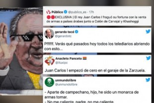 "Juan Carlos I el Emprendedor": las redes reaccionan a la exclusiva de ‘Público’ sobre la procedencia de la fortuna de Juan Carlos I