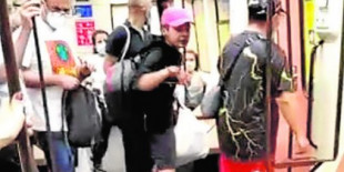Detenido el joven que agredió en el ojo a un enfermero en el Metro