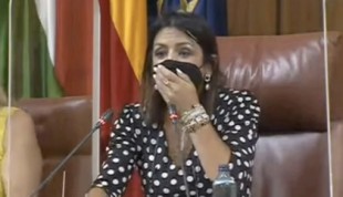 Una rata "XXL" irrumpe en el Pleno del Parlamento andaluz