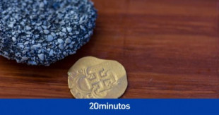 Hallan una moneda de oro de un galeón español valorada en 98.000 dólares