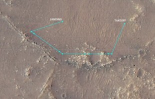 Ingenuity bate sus propias marcas en un décimo vuelo en Marte