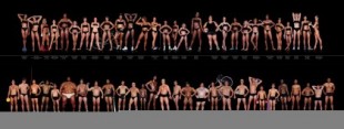 Variaciones corporales de los atletas olímpicos y profesionales. Foto de Howard Schatz