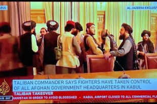Los Talibanes ya controlan el Palacio Presidencial afgano y afirman ante los medios controlar todas las sedes gubernamentales de Kabul