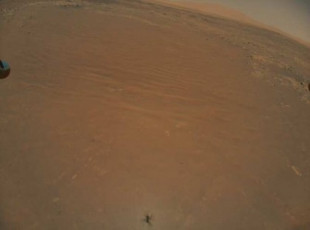 Cómo trabajan ahora en Marte el robot aéreo y su compañero de superficie