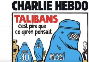 Charlie Hebdo retrata el cinismo occidental sobre Afganistán