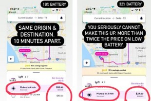 Pagar hasta 25€ más en Uber por tener batería baja: el misterioso alza de precios que denuncian los usuarios