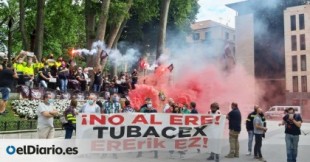 Los trabajadores de Tubacex cumplen 200 días de una huelga sin precedentes: "Si no entramos todos, no entra nadie"