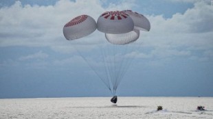 La misión Inspiration4 de SpaceX regresa a la Tierra
