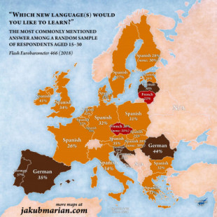 Idioma que les gustaría aprender a los jóvenes europeos