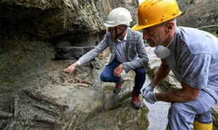 Descubren en Herculano los restos óseos de un hombre que trataba de escapar de la erupción del Vesubio del año 79 d.C