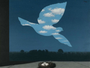 Las nubes algodonosas de Magritte