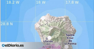 Registrado un terremoto de 4,8 en La Palma, el mayor desde que comenzó la erupción