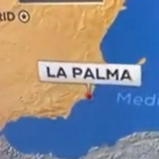 La cadena americana CBS sitúa el volcán de La Palma en Cartagena