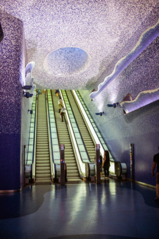 La estación de metro de Toledo en Nápoles es una de las más peculiares del mundo