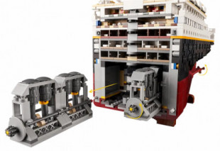 La construcción del Titanic de Lego 10294, un kit tan colosal como el gigantesco barco, con 9.090 piezas